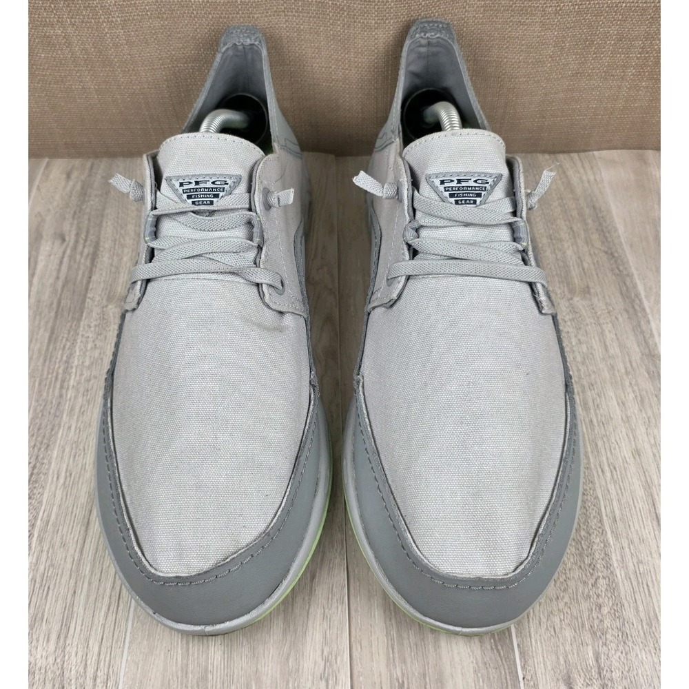 Columbia PFG Bahama Vent Grey Green Fishing Water Shoes Mens Size 11 Omni Shield